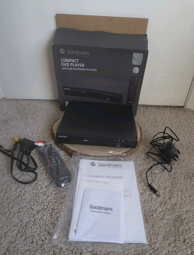 Goodmans compact dvd player - player,