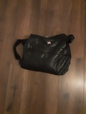 Black faux Leather pleather