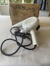 Vintage Supreme White 1940/50s Hairdryer L.G. Hawkins. Working. (Rees way)