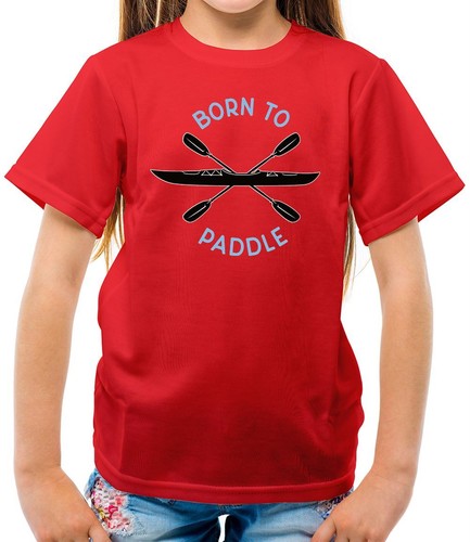 Born paddle kids t shirt - born, to