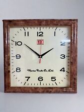 Marine Radio Co Tortoise Shell Clock MCS972H
