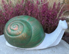 Concrete snail sculpture Stone snail figurine Cement animal sculpture Lover gift