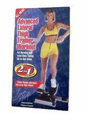 Lateral Thigh Trainer Powerhouse Workout Video VHS Toning 2 in 1 Cardio