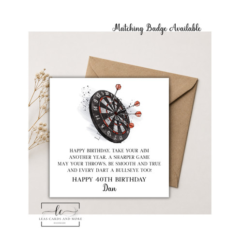 Handmade darts poem happy - handmade,