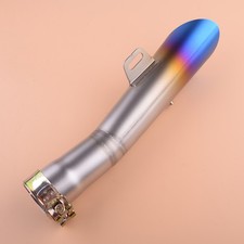 Motorcycle Slip-On Exhaust Muffler Tail Pipe Fit For Yamaha YZF-R6 08-16