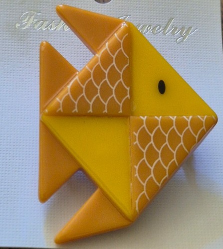 Modern acrylic handmade brooch - modern,