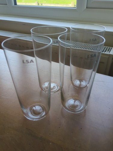 Lsa arc highball glasses 4 - glasses,