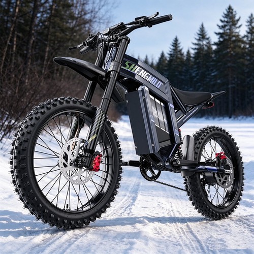 Fat tyre electric bike - 19”,