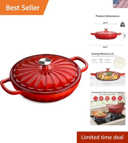 Versatile enameled cast iron - enameled,