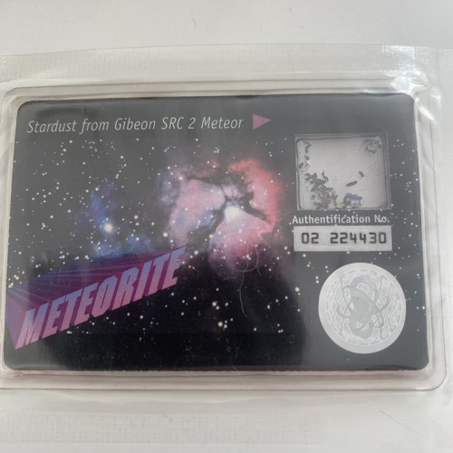Meteorite stardust from gibeon - stardust,