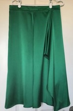 Zara Satin Look Emerald Green