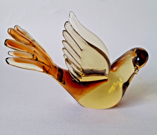 Murano glass pigeon bird - murano,