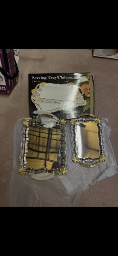 Silver plated serving - serving, set