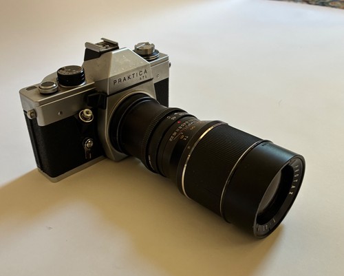 Praktika vintage camera with - vintage,