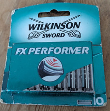10 WILKINSON SWORD FX PERFORMER BLADES CARTRIDGES REFILLS DISCONTINUED,BRAND NEW