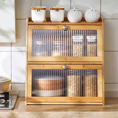 Wooden storage cabinet desktop - storage,