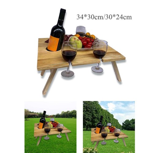 Wooden picnic table - wooden,