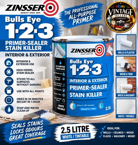 Zinsser bulls eye 3 primer - bulls,