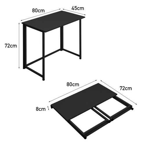 Folding computer desk - desk, laptop