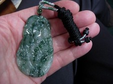 Burmese stripy jade buddha