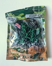 Bag of 100 Green & Silver