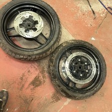 OEM Triumph TROPHY 1991 1992 1200 1180cc front & rear wheel disc disc tyres