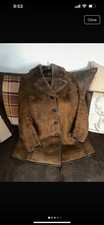 Gorgeous heavy genuine sheepskin coat only worn once!   Women’s size medium