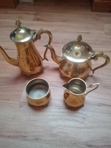 Vintage electroplated brass - electroplated,