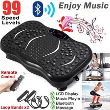 Vibration Plate Body Shaker Massage Fitness Machine Oscillating Power 3D Silent