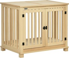 PawHut Wooden Dog Crate End