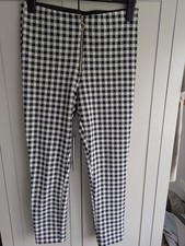 Zara checked leggings size - checked,