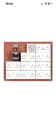 Hydroponics 18way contactor - 16/18way,
