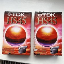 Hs45 vhs camcorder tapes - 2, x