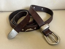 Brown Farhi belt by Nicole