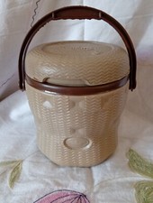 Vintage Picnic Retro REGENCY PLASTICS THERMO PLUS Small Ice Bucket With Lid