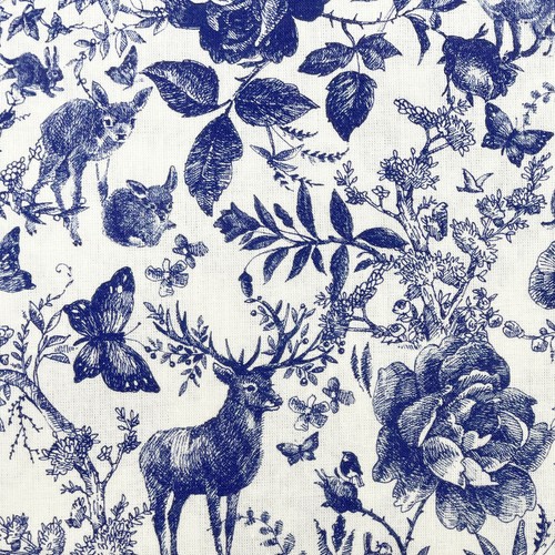 Cotton fabric blue - cotton,