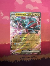 Pokemon Card Salamence ex 114/159 Double Rare Journey Together Near Mint