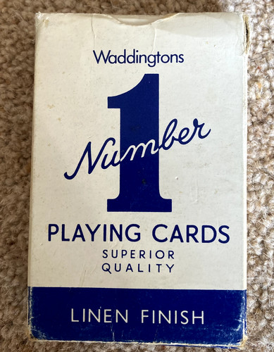 Waddingtons number set - waddingtons, 1"