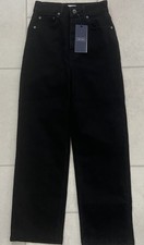 New Jack Wills Black Denim High Rise Jeans W26 L28 Straight Leg *Hollie Design*