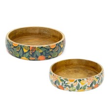 Shallow Citrus Zest Wooden