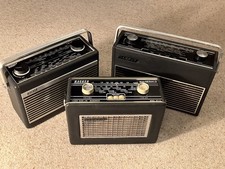 Hacker Vintage Retro Transistor Radios X3 .Working Order.