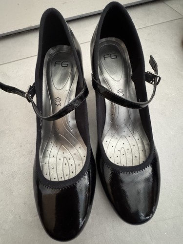 Footglove black patent - m&s,