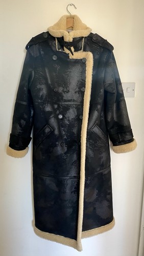 Topshop shearling aviator long - topshop,