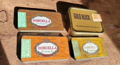 Vintage tobaccoriana tin - tin, job