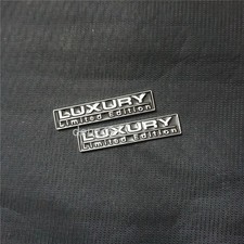 2x Chrome Black LUXURY Limited