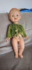 Vintage Plastic Doll .19" Made