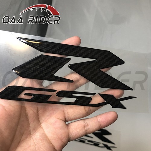 2pcs carbon fairing emblem - carbon,