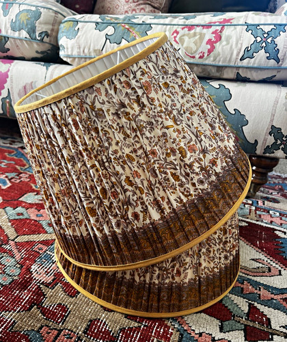 Stunning pair silk - of,