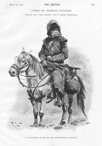 Russian cavalry caton - russian,