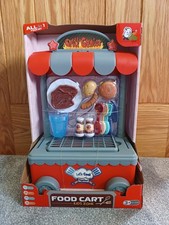 Kids Zone Play Food Cart Grill